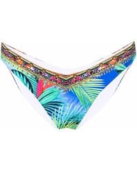 CAMILLA - Whats Your Vice-Print Bikini Bottoms - Lyst