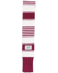 B.B. Wallace - Striped Chunky-Knit Scarf - Lyst