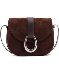 STAUD - Bella Saddle Flap Closure Crossbody Bag - Lyst