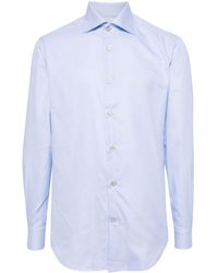 Kiton - Chemise en coton à boutonnière - Lyst