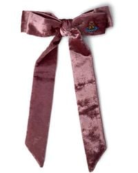 Vivienne Westwood - Bow-Shaped Orb-Logo Hair Clip - Lyst