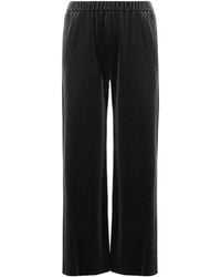 F.it - Elasticated-Waistband Straight Trousers - Lyst