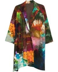 Yavi - Manteau À Imprimé Graphique - Lyst