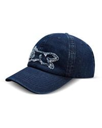 ICECREAM - Logo-Embroidered Denim Baseball Cap - Lyst