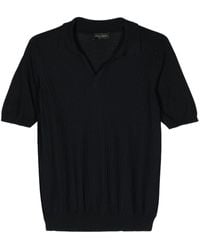 Roberto Collina - Split-neck Polo Shirt - Lyst