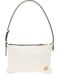 Moncler - Vetta Leather Shoulder Bag - Lyst