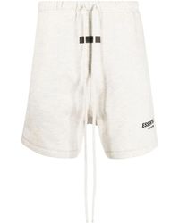 Fear Of God - Logo-Print Drawstring Track Shorts - Lyst