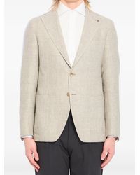 Tagliatore - Jacke Mit Aufgesetzten Taschen - Lyst