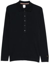 Paul Smith - Long-Sleeve Buttoned Polo T-Shirt - Lyst