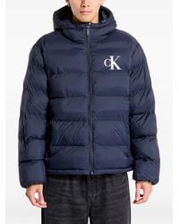 Calvin Klein - Monogram Puffer Jacket - Lyst