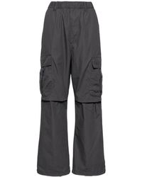 Chocoolate - Logo-embroidered Cotton Cargo Trousers - Lyst