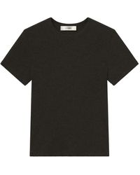 FRAME - Ribbed T-shirt - Lyst