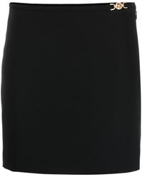 Versace - Embellished Wool Miniskirt - Lyst