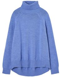 Psophia - Roll-Neck Raglan-Sleeve Sweater - Lyst