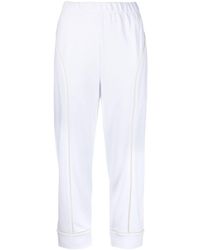 Stella McCartney - Pantalon de jogging zippé à taille élastiquée - Lyst
