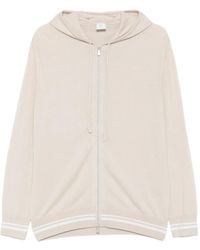 Eleventy - Hooded Zip-Up Sweater - Lyst