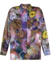 KENZO - Camisa Con Motivo Floral 2000 De X Futura - Lyst