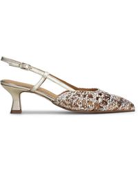 Pedro Miralles - Mantua Woven Slingback Pumps - Lyst