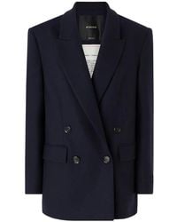 Pinko - Double-Breasted Blazer - Lyst