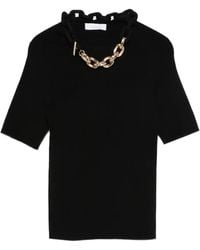 Rabanne - Chain-Detail T-Shirt - Lyst