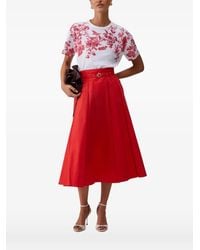 Liu Jo - T-Shirt With Print And Embroidery - Lyst