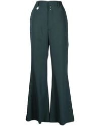 MM6 by Maison Margiela - High-Waisted Flared Trousers - Lyst