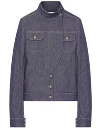 Courreges - Motorcycle Denim Jacket - Lyst