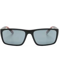 Ferrari - Rectangle-Frame Mirrored Sunglasses - Lyst