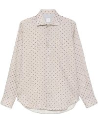 Eleventy - Polka-Dot Cotton Shirt - Lyst
