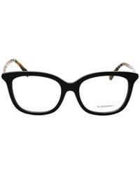 Burberry - Brille Mit Eckigem Gestell - Lyst