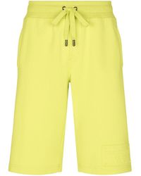 Dolce & Gabbana - Pantalones cortos de deporte con diseño bordado - Lyst