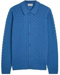 John Smedley - Winster Opengebreid Vest - Lyst