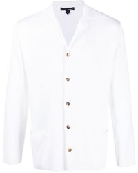 Lardini - Spread-collar Long-sleeved Shirt - Lyst