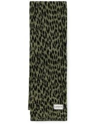 Laneus - Sciarpa Con Stampa Leopardata - Lyst