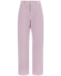Alberta Ferretti - Jean À Coupe Droite - Lyst