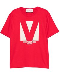 Valentino Garavani - Chez Short-Sleeved T-Shirt - Lyst
