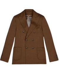 Circolo 1901 - Blazer Met Dubbele Rij Knopen En Opgestikte Zakken - Lyst