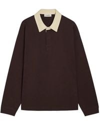 FRAME - Rugby Long-Sleeve Polo Shirt - Lyst