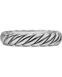 David Yurman - Sculpted Cable Band Ring - Lyst