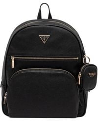 Guess - Top-Handle Poch-Detail Backpack - Lyst