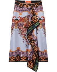 La DoubleJ - Scarf Ruffled Skirt - Lyst