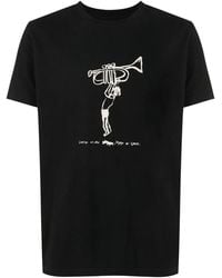 Osklen - Sketch-Style Print T-Shirt - Lyst