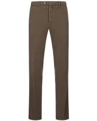 Kiton - Gerade Hose Mit Logo-Patch - Lyst