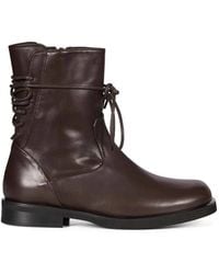Poeve - Lace-Up Ankle Boots - Lyst
