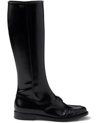 Prada - Stiefel Mit Reißverschluss - Lyst