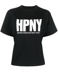 Heron Preston - Camiseta con logo estampado - Lyst