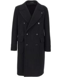 Tagliatore - Sherry Double-Breasted Peak-Lapels Coat - Lyst