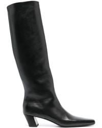 Marsèll - 65mm Heeled Leather Boots - Lyst