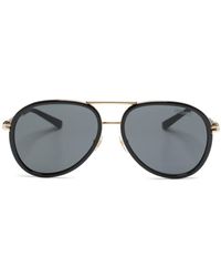 Versace - Medusa Roller Pilot-frame Sunglasses - Lyst