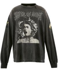 SAINT Mxxxxxx - Graphic-Print Long-Sleeve T-Shirt - Lyst